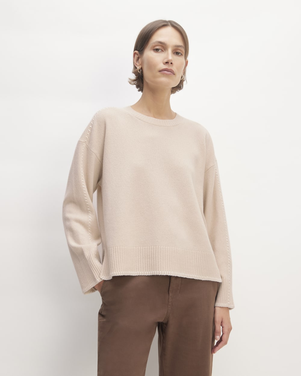womens-merino-wool-crewneck-pale-pink-white | primary