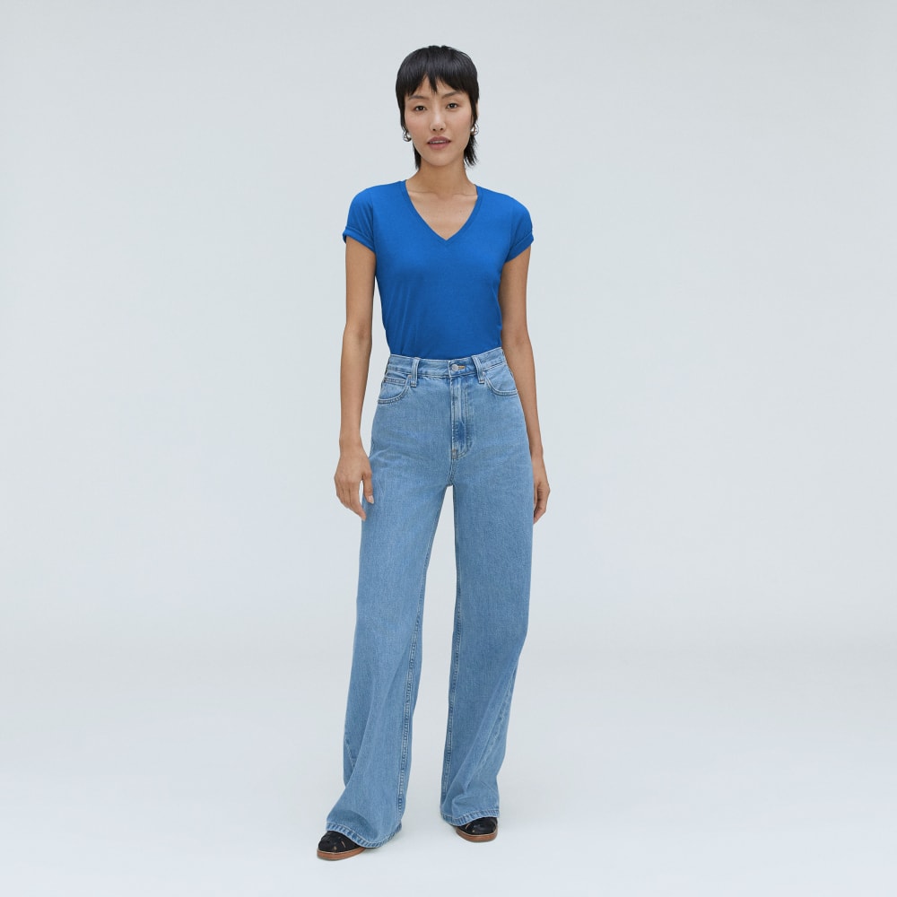 womens-organic-cotton-v-neck-lapis