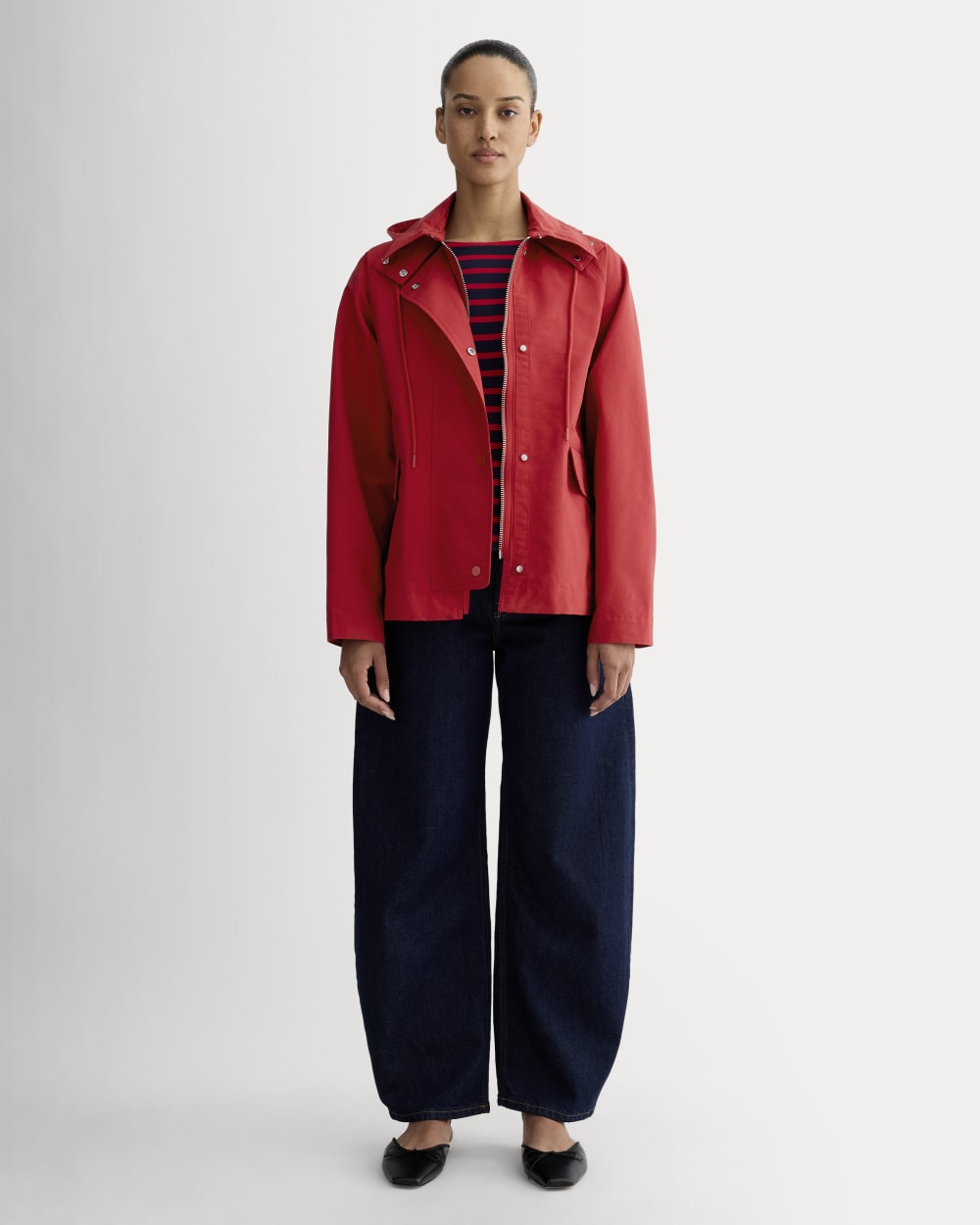 womens-short-anorak-berry-red