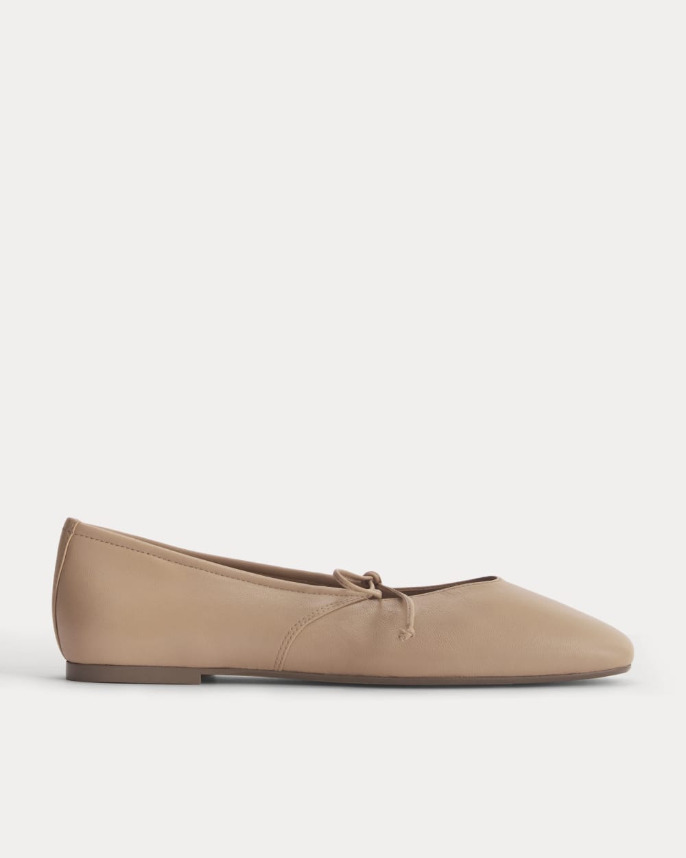 womens-leather-keyhole-flat-blush-tan | primary