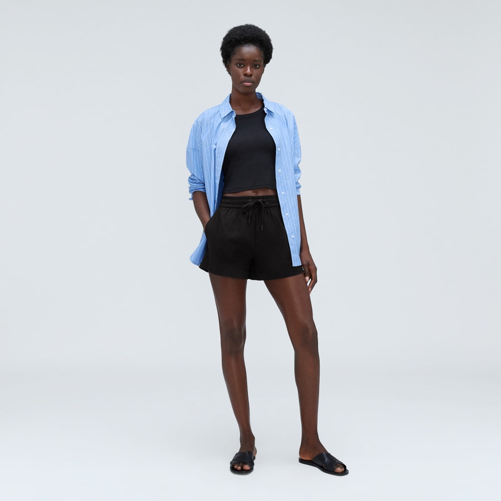 womens-seersucker-boxer-short-black