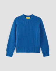 womens-ma-oversized-cashmere-crew-lapis-blue | alt
