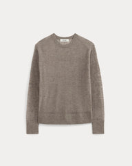 womens-air-alpaca-relaxed-crew-top-heathered-chocolate-chip | alt