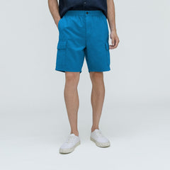 mens-cotton-linen-short-horizon-blue
