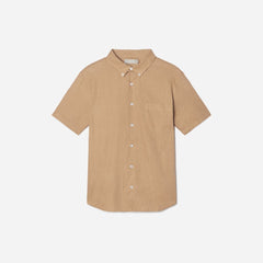 mens-linen-ss-stndrd-fit-shirt-iced-coffee | alt