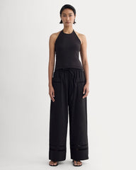 womens-lace-trim-pant-black | primary