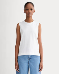 womens-premium-weight-muscle-tee-white | primary