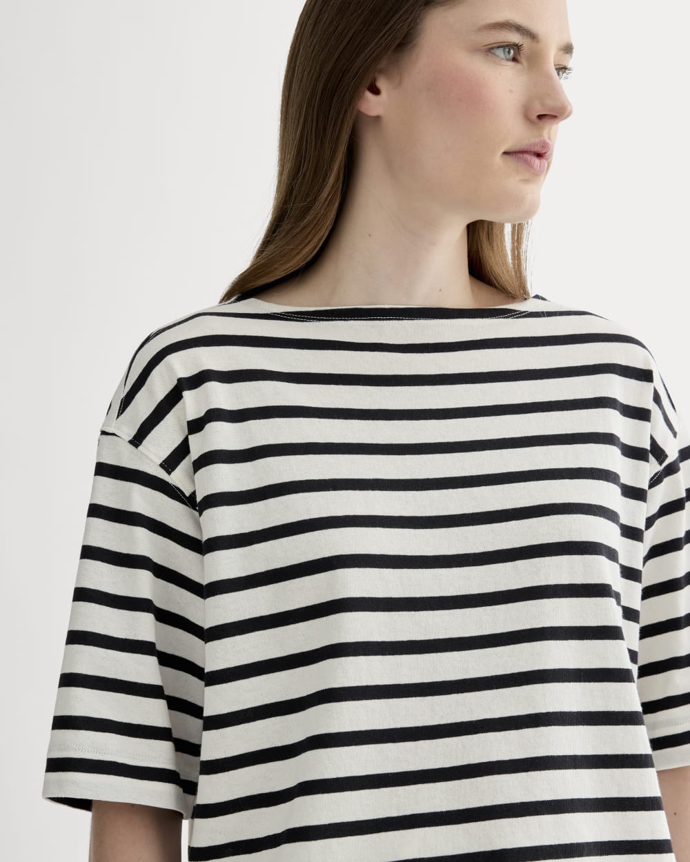 womens-mariner-oversized-tee-bone-black | alt