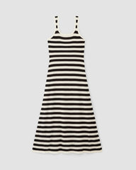 womens-crochet-tank-dress-bone-black | alt