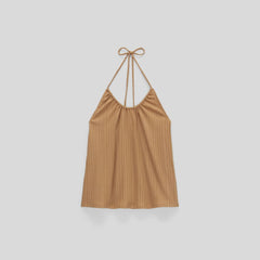 womens-rib-soft-knit-halter-top-caramel | alt