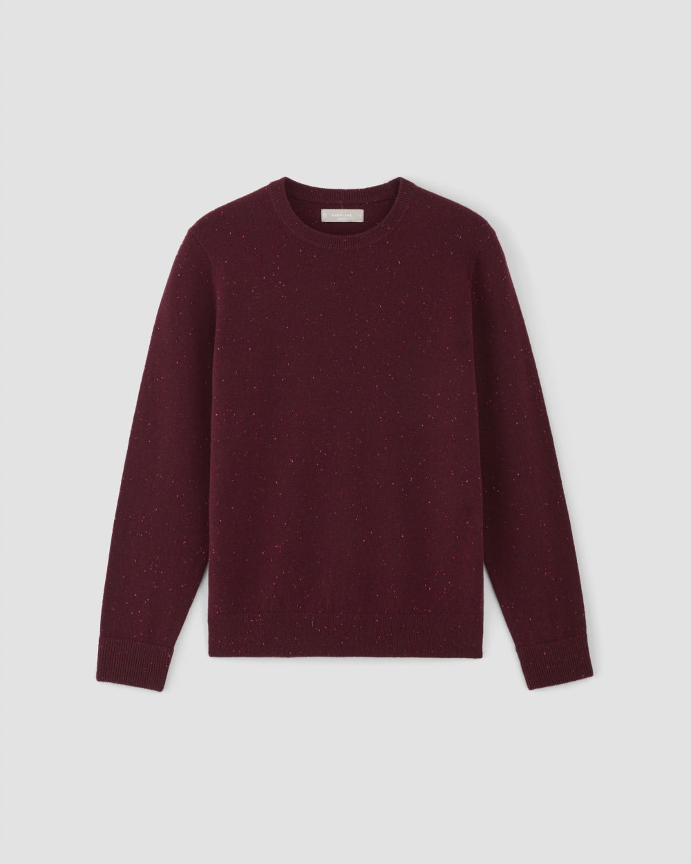 mens-cashmere-crew-heather-burgundy | alt
