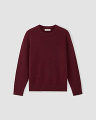 mens-cashmere-crew-heather-burgundy | alt