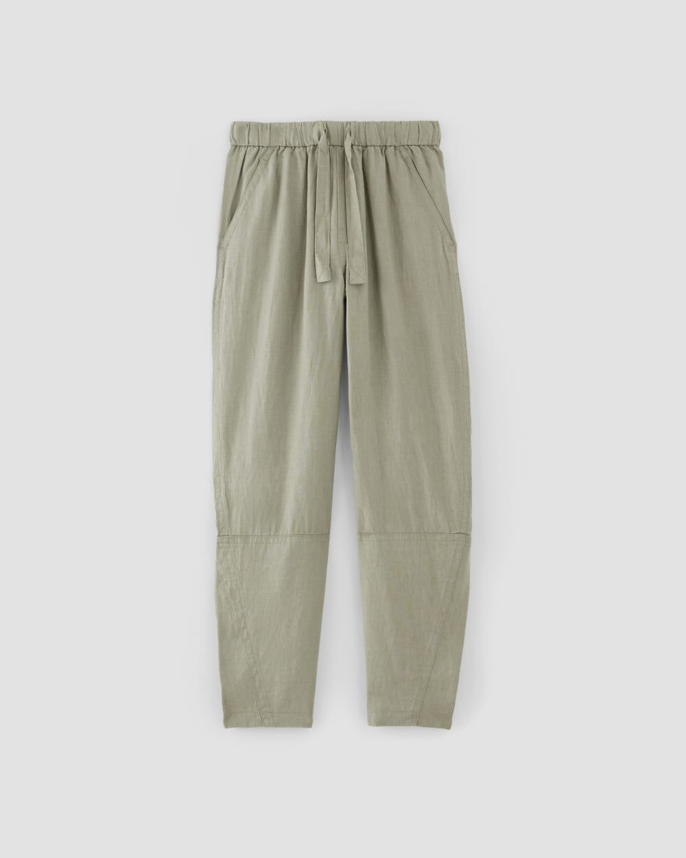 womens-linen-pull-on-barrel-pant-sage-green | alt