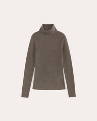 womens-rib-turtleneck-ultrasoft-merino-heather-cocoa | alt