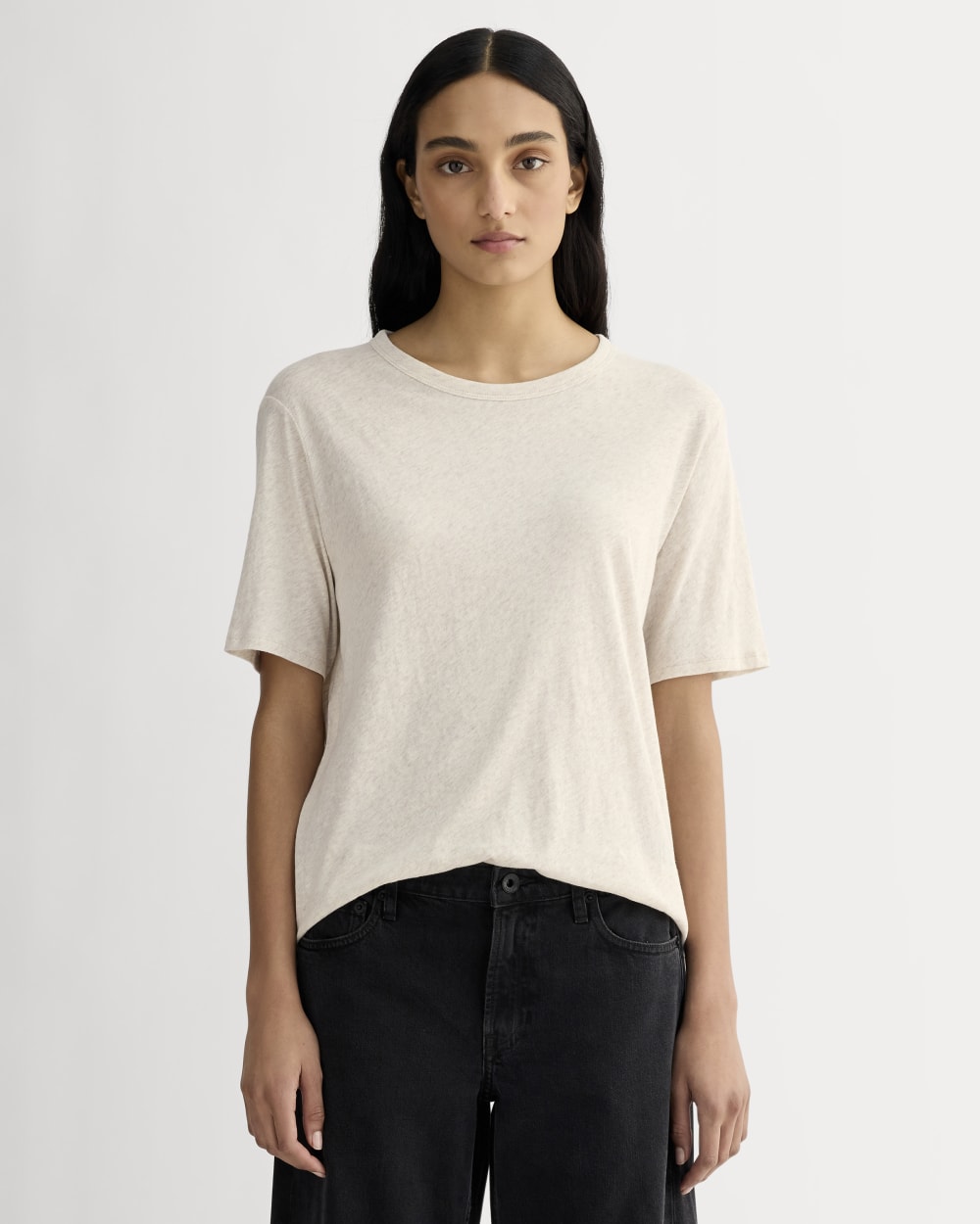 womens-air-oversized-crew-tee-heathered-oat | primary