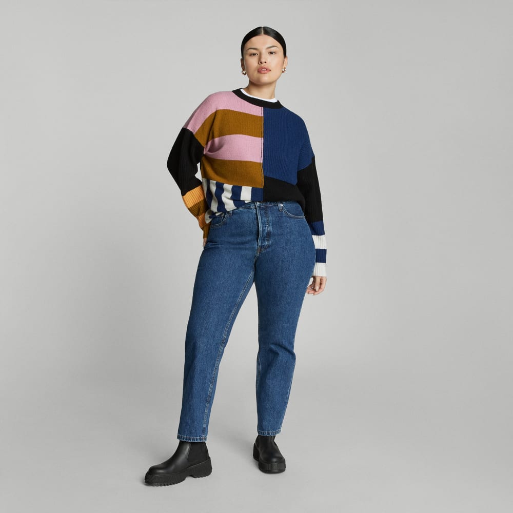 unisex-recashmere-patchwork-sweater-multi-stripe