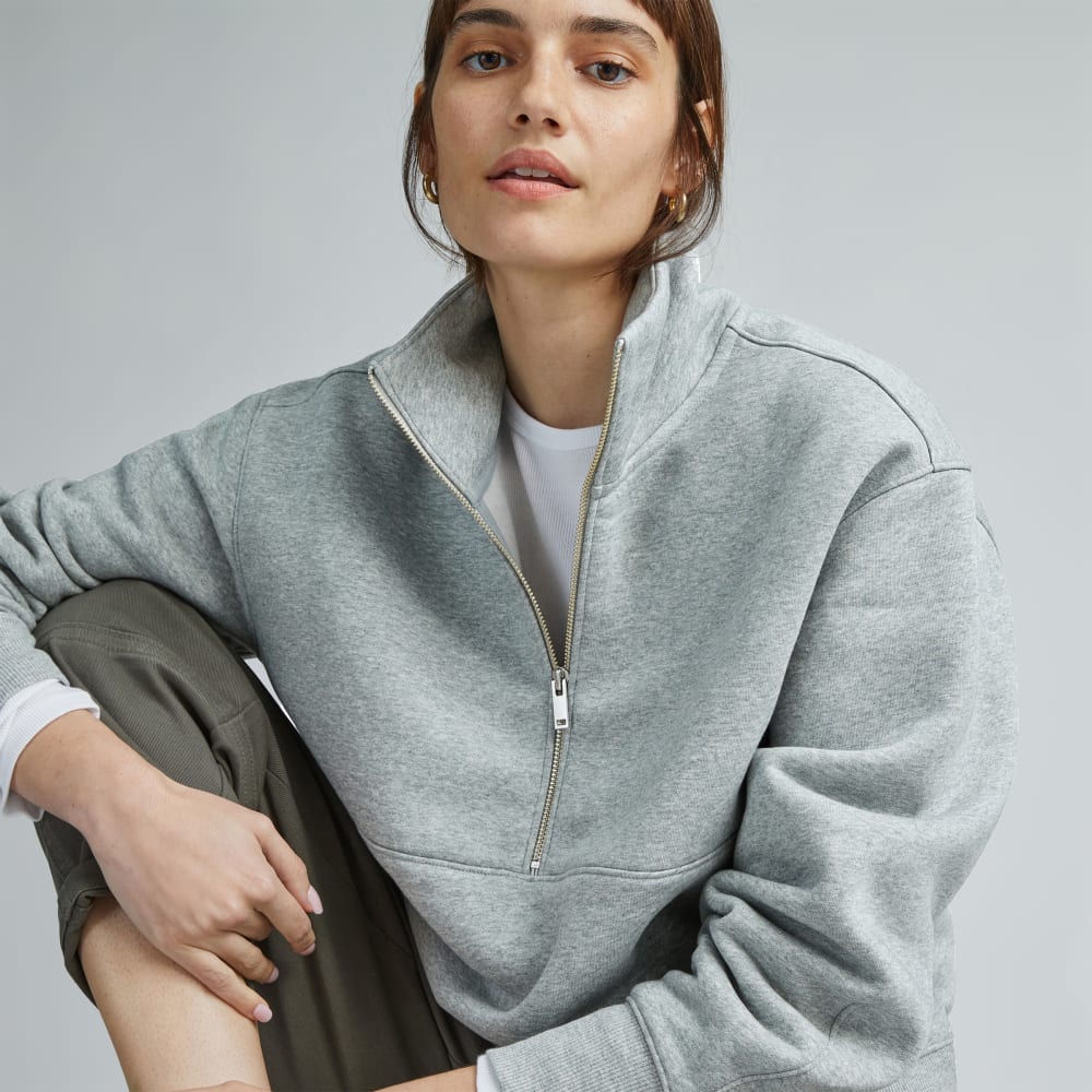 womens-retrack-half-zip-sweatshirt-heather-grey