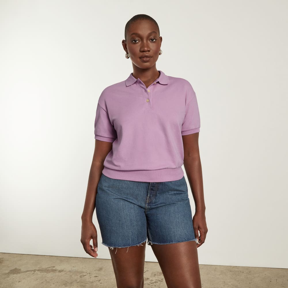 womens-oversized-polo-lilac