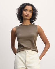 womens-form-crewneck-tank-taupe | primary