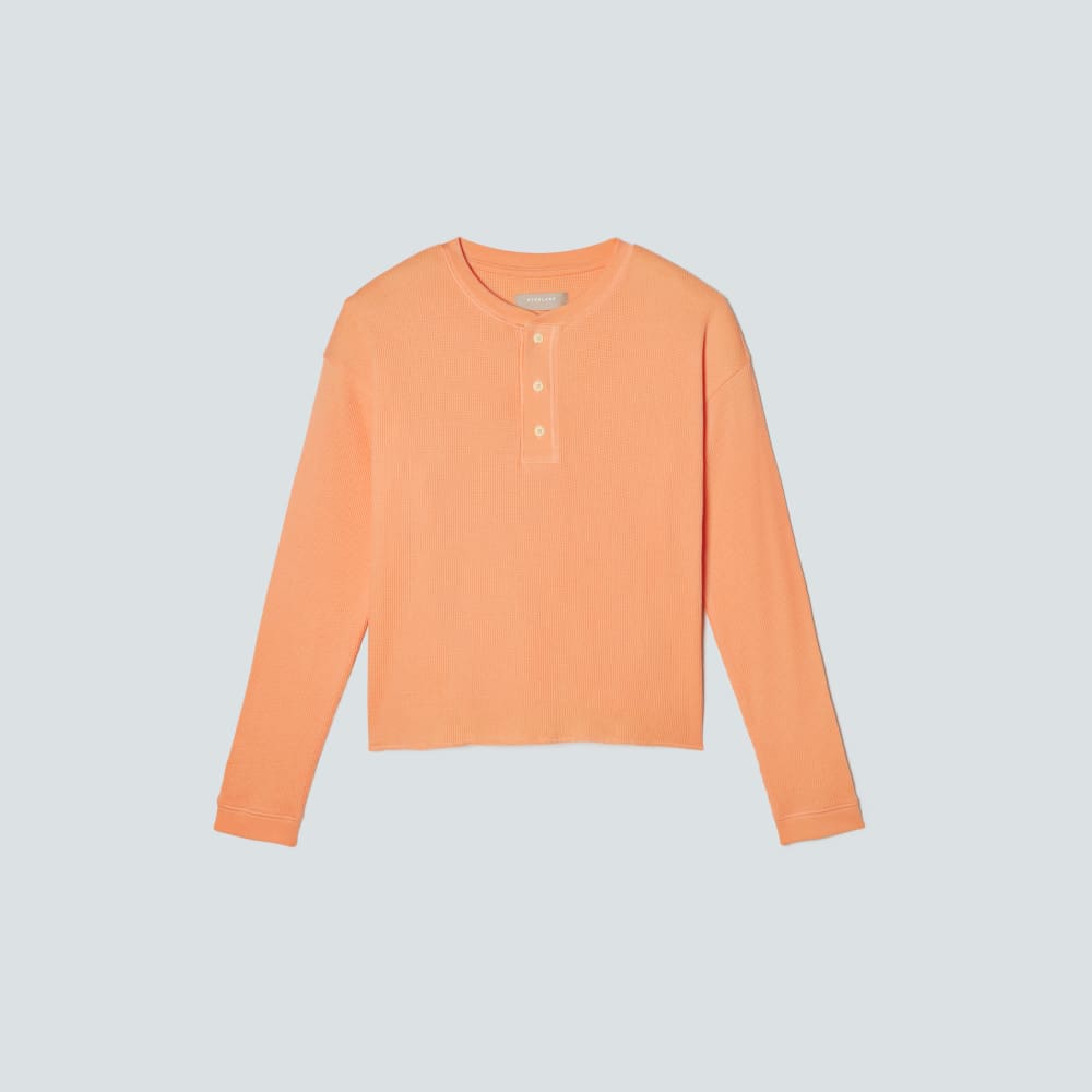 womens-organic-ctn-waffle-henley-orange-chiffon
