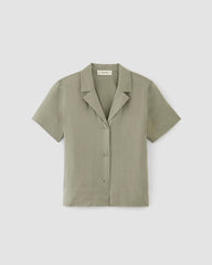 womens-linen-notch-ss-shirt-sage-green | alt