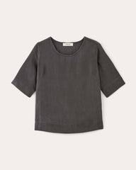 womens-tencel-buttersoft-relaxed-tee-navy | alt