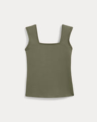 womens-form-square-neck-tank-lichen-green | alt