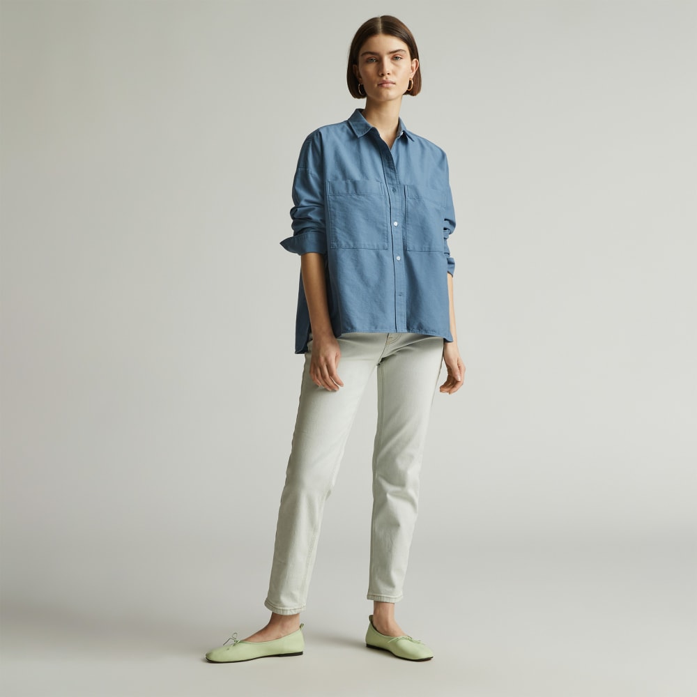 womens-boxy-oxford-bluefin