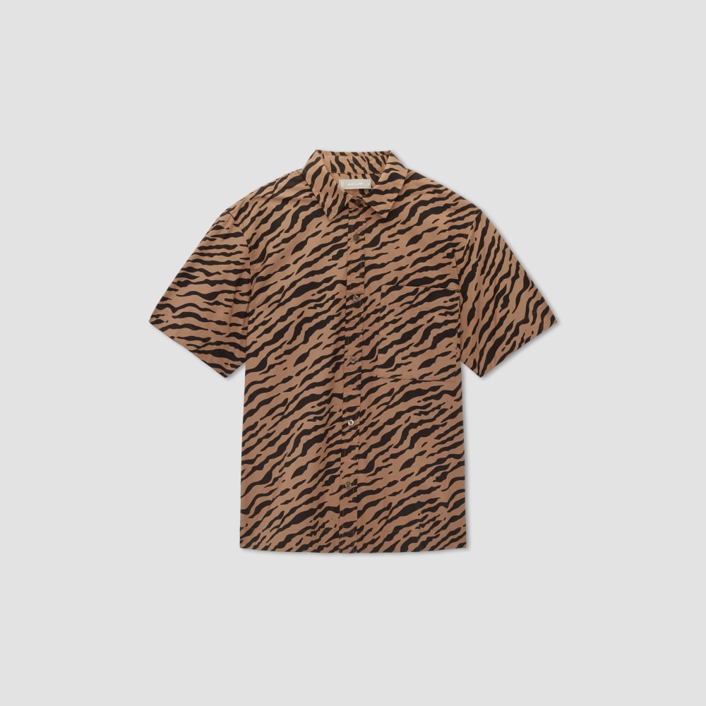 mens-poplin-short-sleeve-shirt-tiger-stripe-toasted-coconut | alt