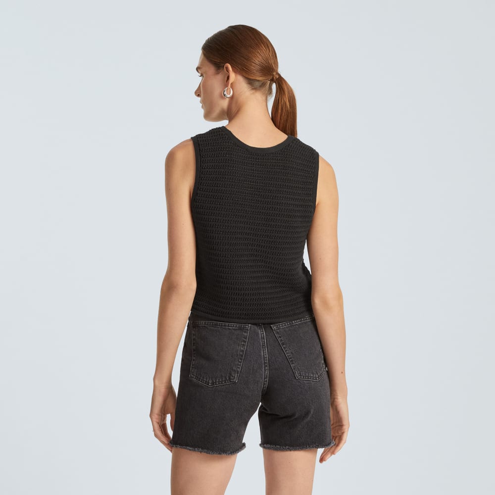 womens-crochet-knit-cami-black