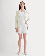 womens-a-line-denim-short-white | primary