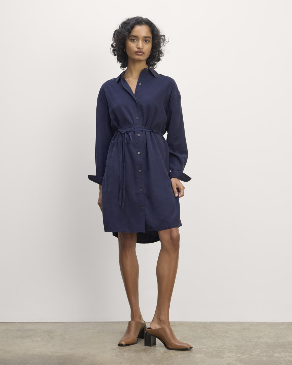 womens-tencel-butterlite-shirtdress-navy | primary