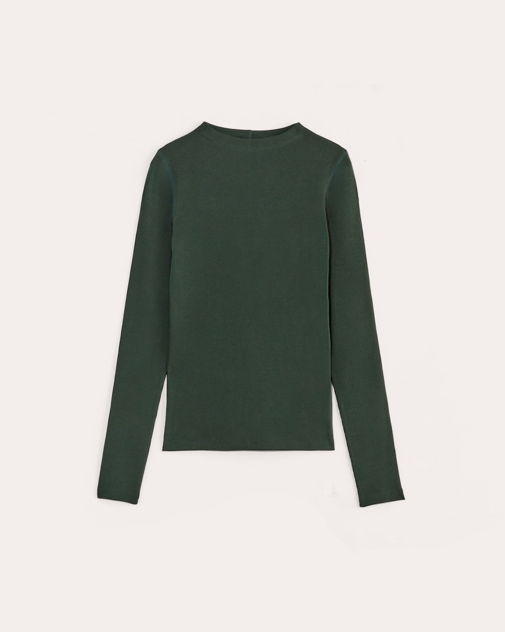 womens-luxe-rib-funnel-neck-tee-scarab | alt