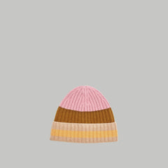 unisex-recashmere-beanie-tapenade-multi-stripe | alt
