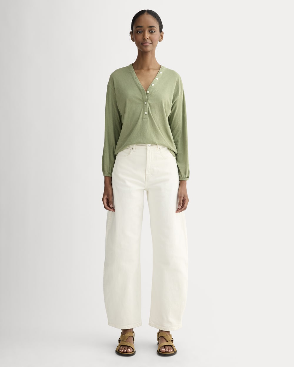 womens-air-v-neck-henley-sagebrush