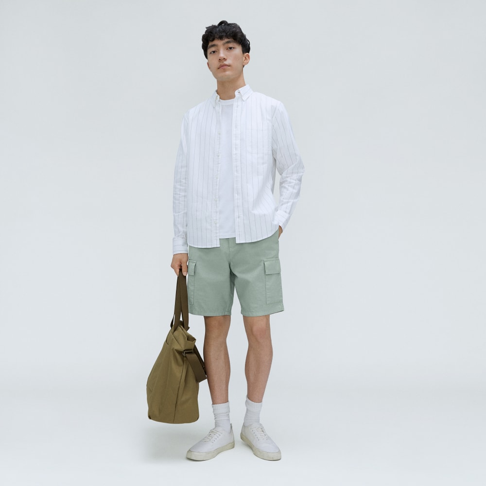 mens-cotton-linen-short-white-sage