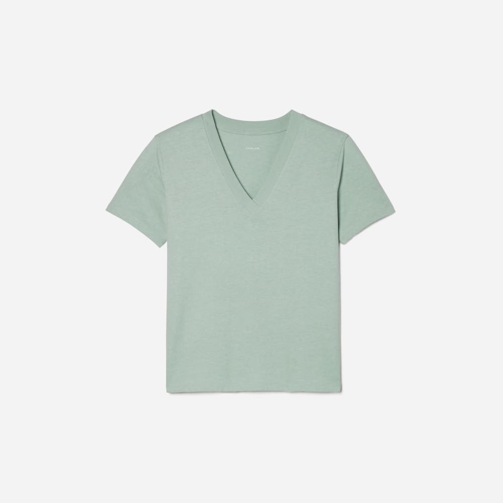 womens-hemp-ctn-v-tee-sage-sage | alt