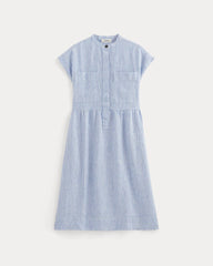 womens-linen-workwear-midi-dress-bluebell-bone | alt