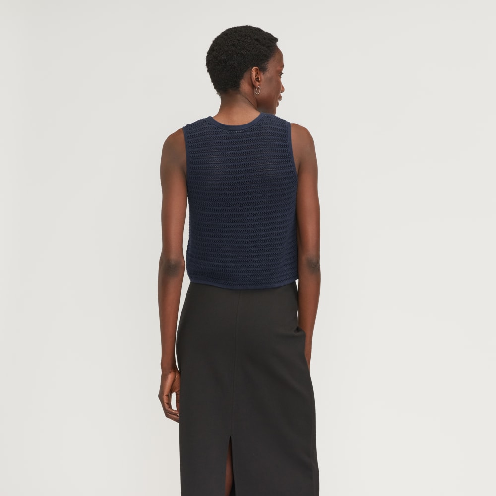 womens-crochet-knit-cami-navy