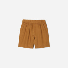 womens-linen-boxer-short-tawny-brown | alt