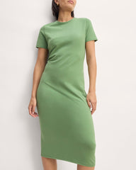 womens-supima-form-midi-dress-jade-green