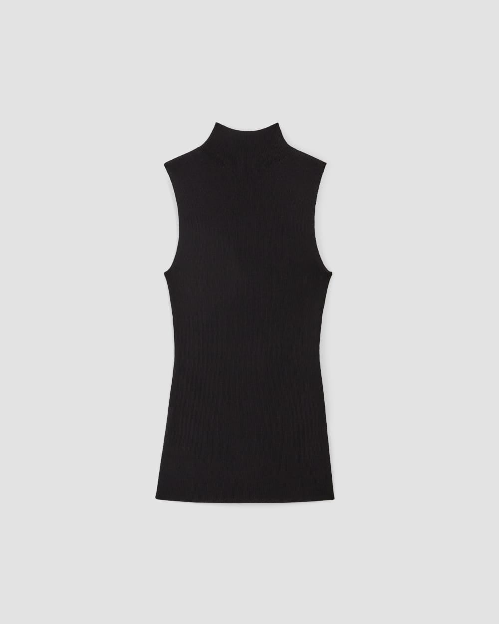 womens-viscose-mock-neck-tank-top-black | alt