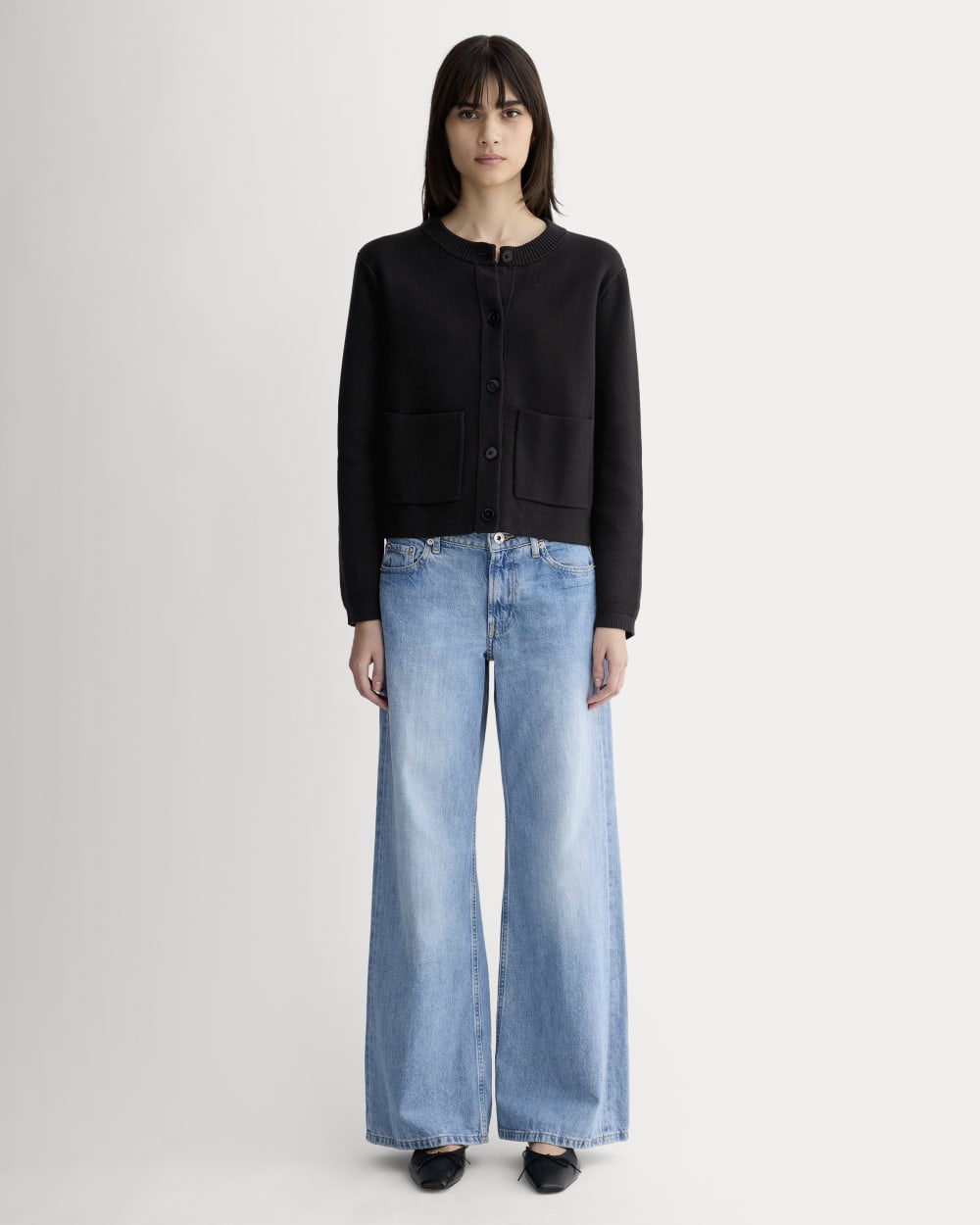 womens-crew-cardigan-cotton-black