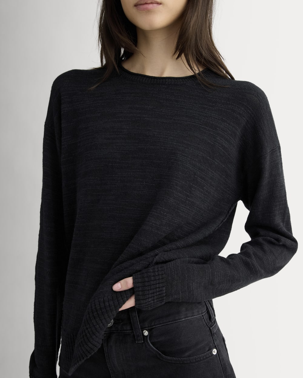 womens-slouch-sweater-cotton-linen-black