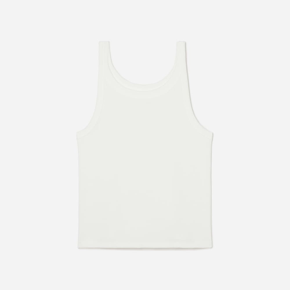 womens-cropped-pima-rib-tank-white | alt