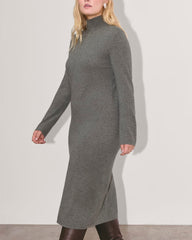 womens-cashmere-turtleneck-sweater-dress-heather-charcoal