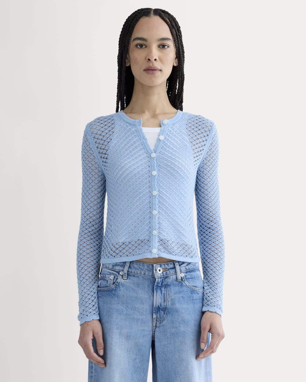 womens-lace-knit-cardigan-skyblue | primary