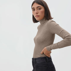 womens-pima-micro-rib-turtleneck-burnt-sugar | primary