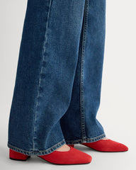 womens-ballet-pump-red-suede