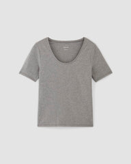 womens-supima-form-scoop-neck-tee-mid-heather-grey | alt